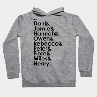 Character Names (Black) - THOBM Hoodie